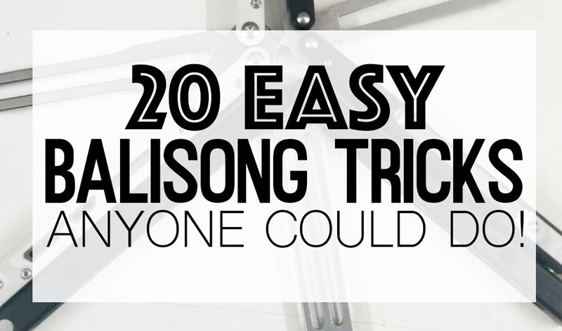 20 Easy Balisong / Butterfly Knife Tricks Anyone Can Learn