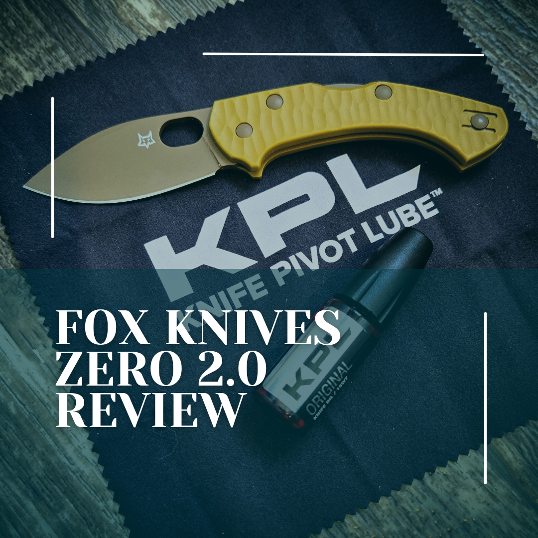 Fox Knives Anso Zero 2.0 Review – Knife Pivot Lube
