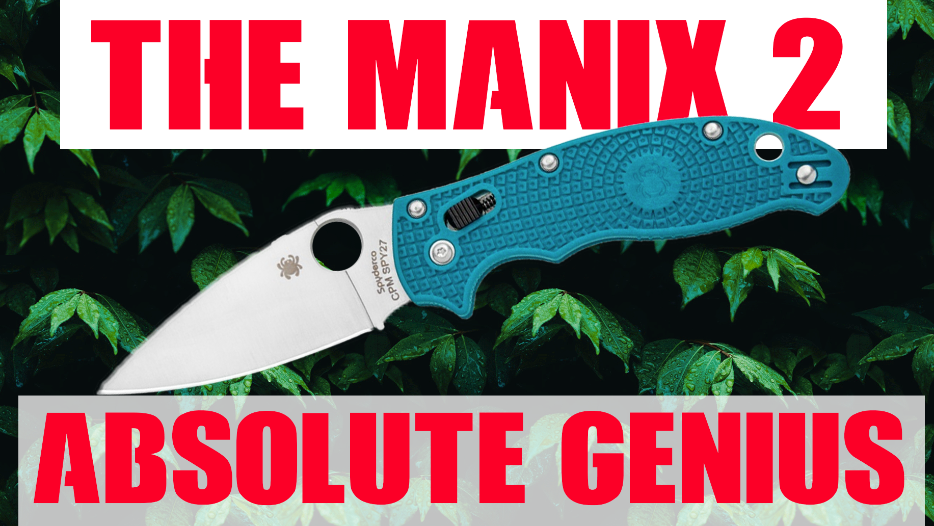 The Manix 2 is a work of Genius ‪— How to Disassemble the Spyderco Manix 2