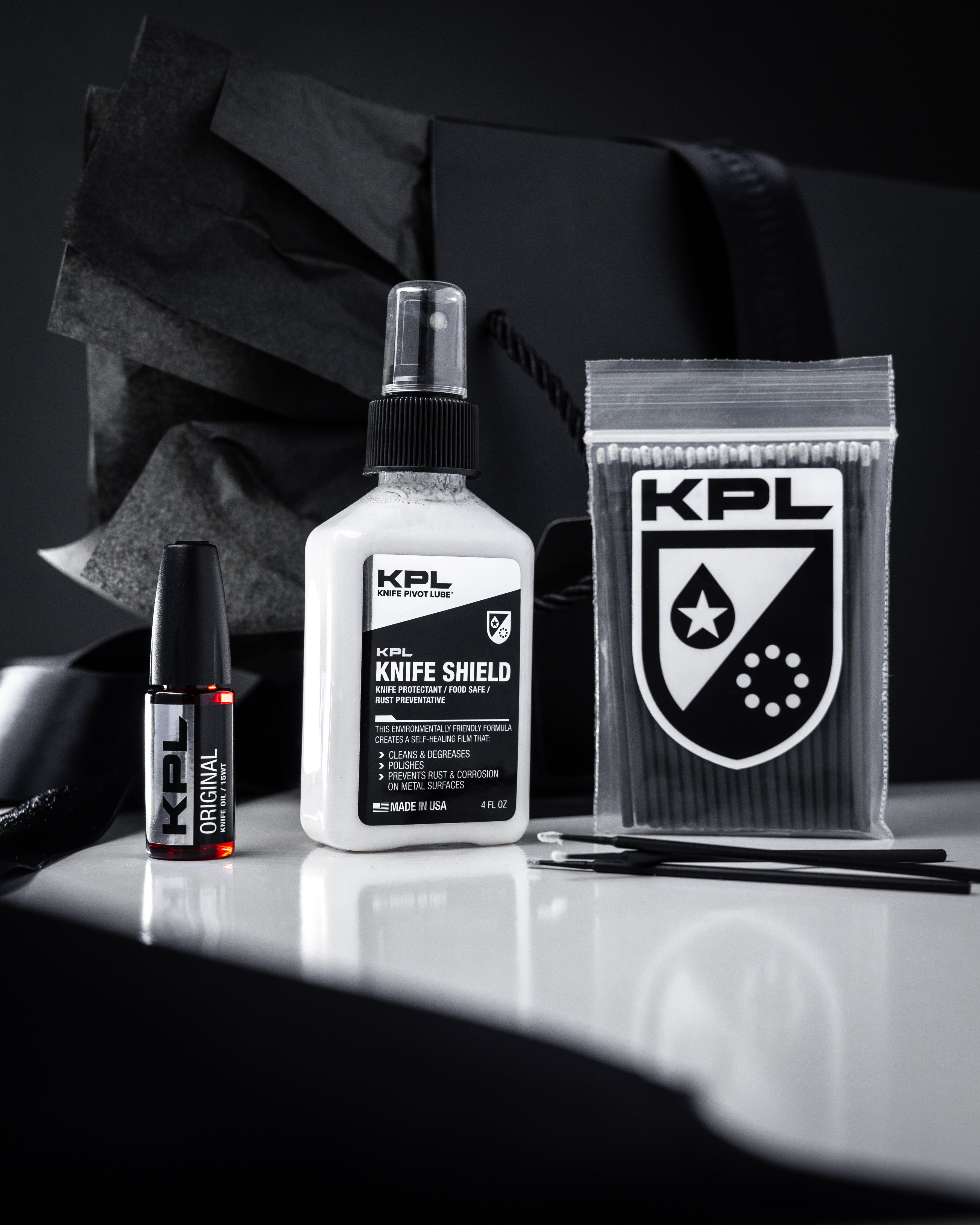 KPL Knife Pivot Lube Oil Original Knife Care & Maintenance Kit Bundle for  Blades Knife Pivot Lube Heavy,Pocket Knife Lubricant, Knife Honing Oil  Knife